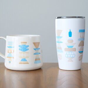 BLUE BOTTLE COFFEE x Cody Hudson x MiiR Mini Cup Tumbler and Mug Set Ltd Edition